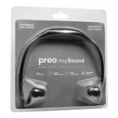 PREO MY SOUND BT-06 KULAKİÇİ BLUETOOTH KULAKLIK SİYAH