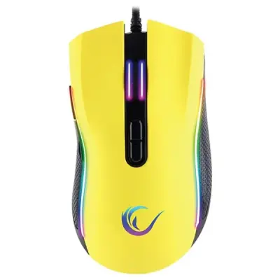 RAMPAGE SMX-R44 MAKROLU SARI 6400DPİ RGB LEDLİ GAMİNG OYUNCU MOUSE