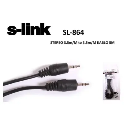S-LINK SL-864 5M STEREO AUX KABLO
