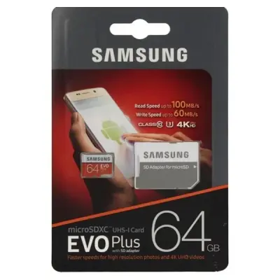 SAMSUNG MICRO EVO PLUS SDXC 64 GB KART