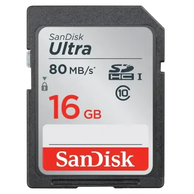 SANDISK ULTRA FLASH BELLEK 16 GB SDXC SINIF 10 UHS-I