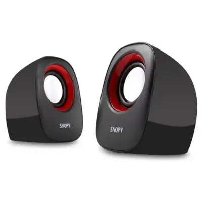 SNOPY SN-120 2.0 SİYAH/KIRMIZI USB SPEAKER