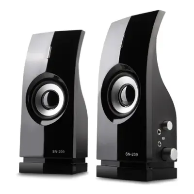 SNOPY SN-209 2.0 SİYAH AC 220V SPEAKER