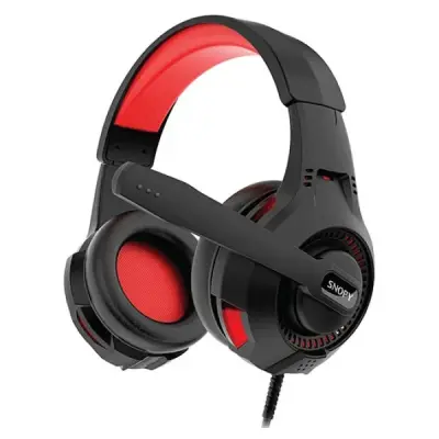 SNOPY SN-8800 GAMETIME SİYAH LEDLİ OYUNCU MİKROFONLU KULAKLIK