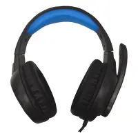 SNOPY SN-GX1 ERGO SİYAH/MAVİ 3,5MM MİKROFONLU GAMİNG KULAKLIK