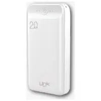 LINKTECH ST20 MİNİ 20.000 MAH POWERBANK BEYAZ