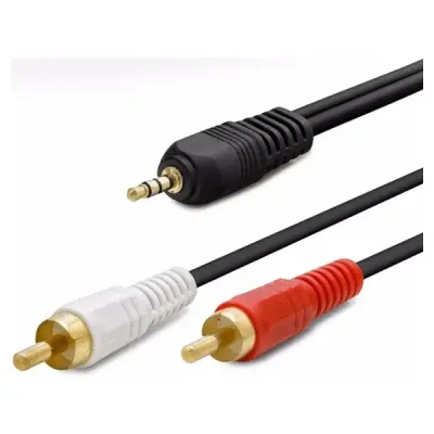 STREO AUX TO  2 RCA KABLO 1.5 MT