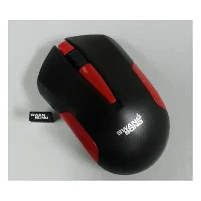 SWAN SONG SS-M208-B KABLOSUZ MOUSE BORDO