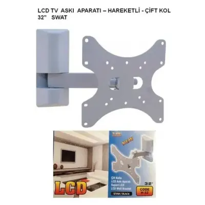 SWAT TVS-30 32" ÇİFT LCD ASKI APARATI