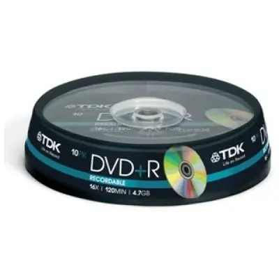 TDK DVD+R 4,7 16X 10 LU PAKET