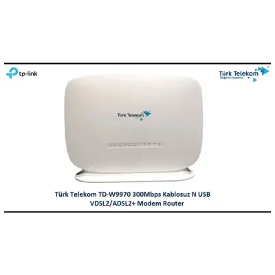TP-LİNK 11N W9970 TÜRK TELEKOM MODEM
