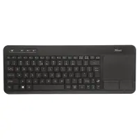 TRUST 20960 PC / SMART TV VE OYUN KONSOLLARI IÇIN KABLOSUZ TOUCH MULTIMEDYA KLAVYE