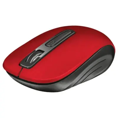 TRUST 22374 AERA WIRELESS KABLOSUZ KAUÇUK KAPLAMA MOUSE  KIRMIZI