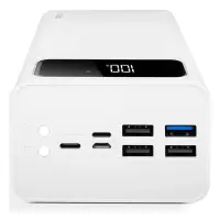 TTEC RECHARGER MEGA PD 50.000MAH 20W TAŞINABİLİR ŞARJ CİHAZI BEYAZ