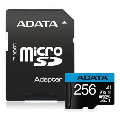 Adata Premier 256 GB AUSDX256GUICL10A1-RA1 100MB/s UHS-I Class10 V10 Micro SD Kart