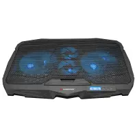 ADDİSON RAMPAGE AD-RC4 MAVİ LEDLİ 2*125MM+2*70MM IŞIKLI FAN 15"-17" NOTEBOOK SOĞUTUCU STAND