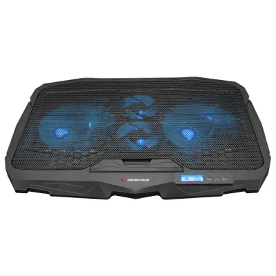 ADDİSON RAMPAGE AD-RC4 MAVİ LEDLİ 2*125MM+2*70MM IŞIKLI FAN 15"-17" NOTEBOOK SOĞUTUCU STAND