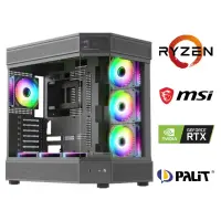 AMD RYZEN 5 7500F+32GB RAM+1TB M2+RTX 4060 OYUNCU BİLGİSAYARI SİYAH