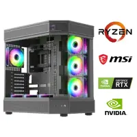 AMD RYZEN 7 5700X+16GB RAM+1TB M2+RTX 4070 OYUNCU BİLGİSAYARI SİYAH