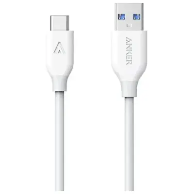 ANKER POWERLİNE USB-C TO USB 3.0 0,9 METRE DATA/ŞARJ KABLOSU - BEYAZ