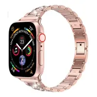 Apple Watch 40mm Wiwu Three Beads Set Auger Metal Kordon Rose Gold