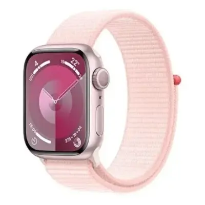 APPLE WATCH SERİ 9 GPS 41MM PEMBE ALÜMİNYUM KASA SPOR LOOP MR953TU/A (PEMBE)