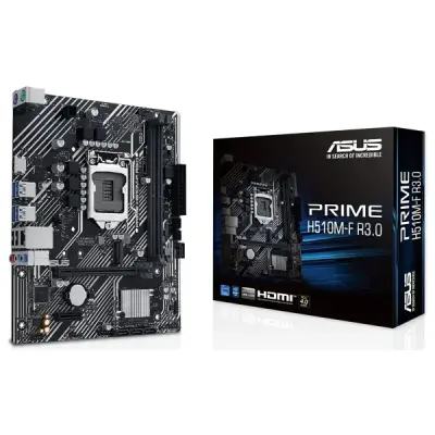 ASUS PRİME H510M-F R3.0 3200MHZ (OC) DDR4 SOKET LGA1200 M.2 HDMI MATX ANAKART