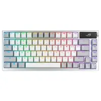 ASUS ROG AZOTH ROG NX SNOW SWITCH RGB KABLOSUZ TÜRKÇE MEKANİK BEYAZ GAMİNG KLAVYE
