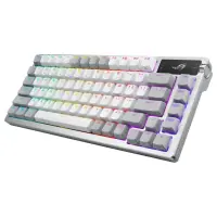 ASUS ROG AZOTH ROG NX SNOW SWITCH RGB KABLOSUZ TÜRKÇE MEKANİK BEYAZ GAMİNG KLAVYE