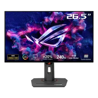 ASUS ROG STRİX OLED XG27ACDMS 27" 0.03 MS 2K PİVOT 280 HZ OYUNCU MONİTÖRÜ