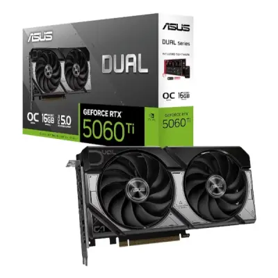 Asus RTX 5060 TI Dual OC Edition DUAL-RTX5060TI-O16G 128 Bit GDDR7 16 GB Ekran Kartı