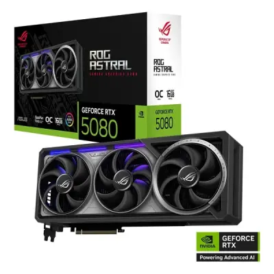 Asus RTX 5080 ROG Astral OC Edition ROG-ASTRAL-RTX5080-O16G-GAMING 256 Bit GDDR7 16 GB Ekran Kartı