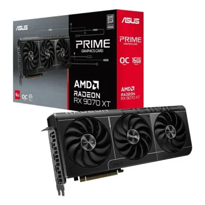 Asus RX 9070 XT Prime OC Edition PRIME-RX9070XT-O16G 256 Bit GDDR6 16 GB Ekran Kartı