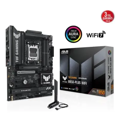 ASUS TUF Gaming B850-PLUS WiFi 8000MHz (OC) DDR5 Soket AM5 M.2 HDMI DP ATX Anakart