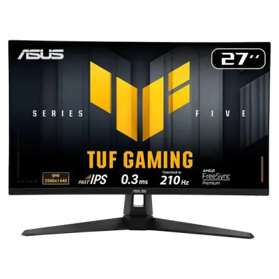Asus TUF Gaming VG27AQ5A 27" 0.3 ms 2K IPS 210 Hz OC Oyuncu Monitörü