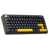 Aula F75 Mekanik Rgb Tkl Gray Switch Kablosuz Makrolu Hot Swap Klavye Siyah