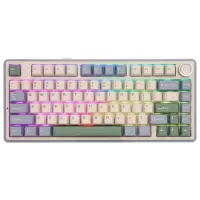 Aula F75 Mekanik Rgb Tkl Gray Switch Kablosuz Makrolu Hot Swap Klavye Pastel