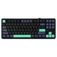 Aula F87 PRO Mekanik RGB TKL GrayWood V4 Switch Kablosuz Makrolu Hot Swap Klavye Siyah