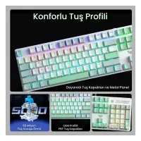 Aula S500 RGB %100 Brown Switch Kablolu Mekanik Oyuncu Klavyesi