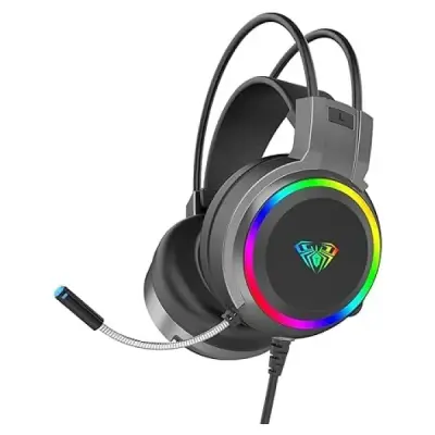 Aula S608 RGB USB Kablolu Kulak Üstü Oyuncu Kulaklığı