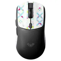 Aula SC580X LightWeight Siyah Şarjlı Makrolu Ergonomik Optik Kablolu/Kablosuz Oyuncu Mouse