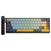 Aula Win68 He Max Manyetik Klavye Rapid Trigger Wing Chun Switch 8000Hz RGB TKL Hot Swap Oyuncu Klavyesi Sarı