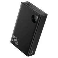 BASEUS ADAMAN OVERSEAS EDITION 24.000 MAH DIGITAL DİSPLAY 140W  POWERBANK-SİYAH