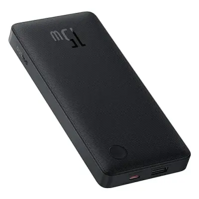 Baseus Airpow Lite Siyah 10000 mAh 15 W Hızlı Şarj Powerbank