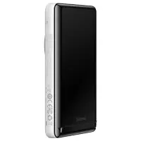 BASEUS MGSAFE OVERSEAS 20W 10.000 MAH STANT ÖZELLİKLİ KABLOSUZ ŞARJLI POWERBANK BEYAZ