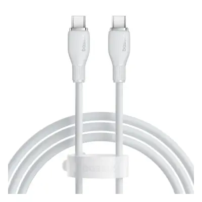 Baseus Pudding 1.2 m Beyaz USB to Type-C Hızlı Şarj Kablosu