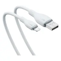 BASEUS PUDDİNG HIZLI ŞARJ ÖZELLİKLİ LİGHTNİNG 2.4 A. KABLO 1.2M-BEYAZ