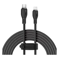 BASEUS PUDDİNG HIZLI ŞARJ ÖZELLİKLİ TYPE-C TO LİGHTNİNG 20W KABLO 1.2 M SİYAH