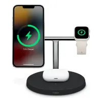 BELKİN BOOST CHARGE PRO MAGSAFE ÖZELLİKLİ 3’Ü 1 ARADA KABLOSUZ ŞARJ AYGITI - BEYAZ