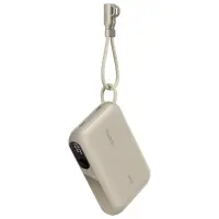 Belkin Taşınabilir Şarj Cihazı, 10K mAh USB-C İnce Güç Kaynağı, 2 USB-C Port, Dijital Pil Göstergesi, 20W Hızlı Şarj, iPhone 16, 15 Serisi, Samsung Galaxy S25, S24, Pixel 9, iPad ve Fazlası, Kum Rengi